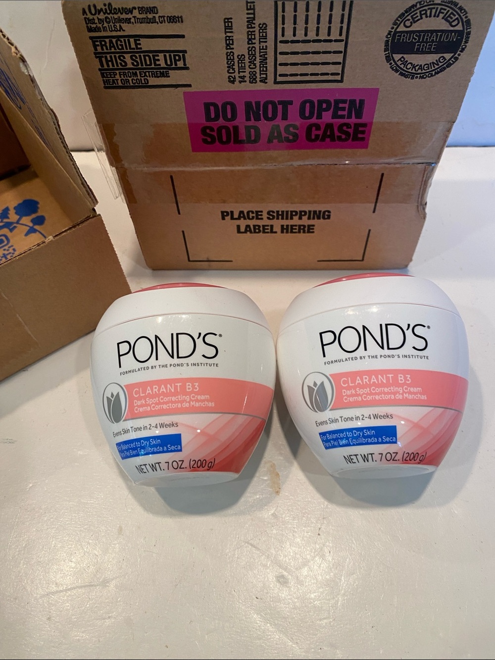 NIB Set of 2 Pond’s Clarant B3, Dark Spot Correcting Cream
